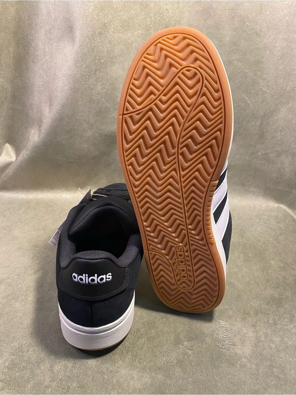 adidas Black & White Classic Skate Sneakers